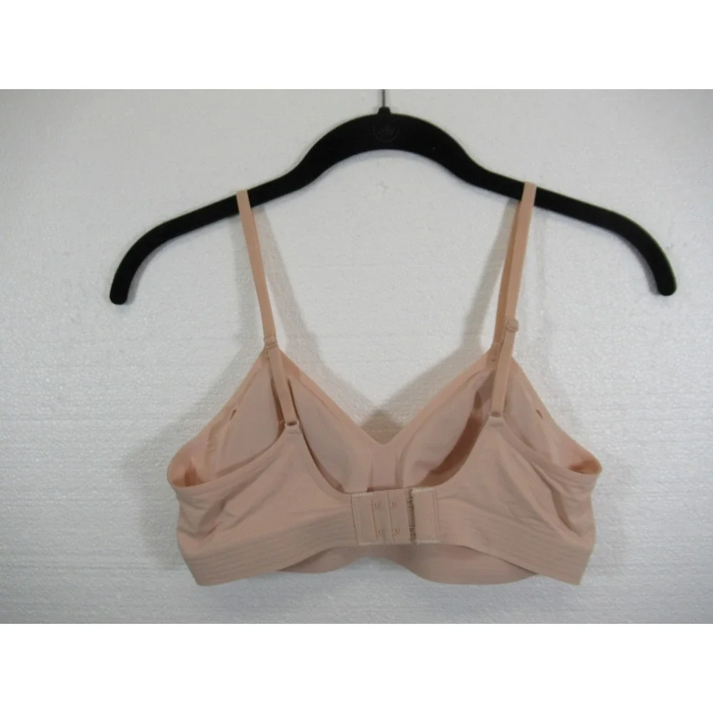 SO Intimates Seamless Bralette Bra Small Beige Wireless Removable Pads